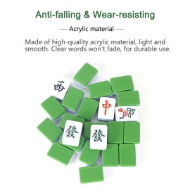 drizzle Pink Travel Mini Mahjong Set 20mm with Instructions - Portable 146 Tiles - for Beginners with 4PCS Racks 2 Pounds - Chinese Mah-Jong Game  drizzle Pink Travel Mini Mahjong Set 20mm with Instructions - Portable 146 Tiles - for Beginners with 4PCS Racks 2 Pounds - Chinese Mah-Jong Game