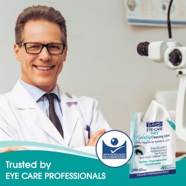Dr. Fischer Tea Tree Eyelid Wipes - Gentle Eye Wipes for Everyday Eye Cleansing and Hypoallergenic Makeup Remover Dr. Fischer Tea Tree Eyelid Wipes - Gentle Eye Wipes for Everyday Eye Cleansing and Hypoallergenic Makeup Remover