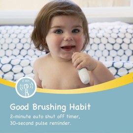 Papablic BabyHandy 2-Stage Baby Sonic Electric Toothbrush for Babies and Toddlers Ages 0-3 Years Papablic BabyHandy 2-Stage Baby Sonic Electric Toothbrush for Babies and Toddlers Ages 0-3 Years