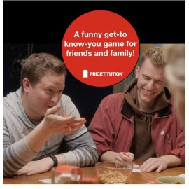 Pricetitution Card Game (from Shark Tank!) - Game Nights, Dinner Parties, Funny Conversations...Play in-Person or Over Video Online! | 3+ Players | Adults 16+ | How Much Money Would it take You to_?!