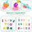 Oun Nana Play Dough Tools, 47 PCS Set Includes Letters, Numbers, Symbols & Basic Tools for Kids