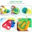 Oun Nana Play Dough Tools, 47 PCS Set Includes Letters, Numbers, Symbols & Basic Tools for Kids