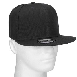 Falari Snapback Hat Cap Hip Hop Style Flat Bill Blank Solid Color Adjustable Size G201-01-Black Falari Snapback Hat Cap Hip Hop Style Flat Bill Blank Solid Color Adjustable Size G201-01-Black