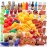 Shimfun Play Food Sets,143Pcs Play Kitchen Accessories,Toy Food for Toddler, Fake Food Toys with Storage Bag, Pretend Food for Kids , Toy Kitchen Accessories for Boys Girls, Daycare Educational Toy