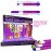 Desire Deluxe Hair Chalk for Girls Makeup Kit of 10 Temporary Colour Pens Gifts, Great Toy for Kids Age 5 6 7 8 9 10 11 12 13 Years Old, Blue,Green,Grey,Pink,Purple