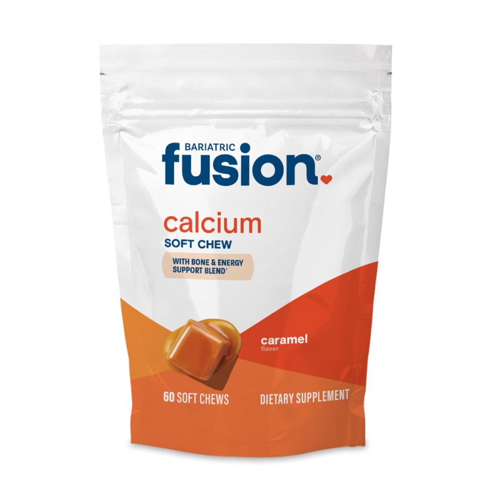 Bariatric Fusion Bariatric Calcium Chews | Calcium Citrate with Vitamin D3 Calcium Supplement Bariatric Vitamin | Sugar Free Calcium Citrate Chewable | Calcium Citrate 500mg | Caramel | 60 Count Bariatric Fusion Bariatric Calcium Chews | Calcium Citrate with Vitamin D3 Calcium Supplement Bariatric Vitamin | Sugar Free Calcium Citrate Chewable | Calcium Citrate 500mg | Caramel | 60 Count