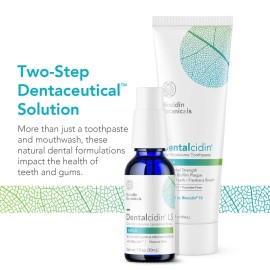 Biocidin Dentalcidin Fluoride Free Teeth Whitening Toothpaste for Adults & Children 2+ - Plant-Based Toothpaste - Promote a Healthy Oral Microbiome, Remove Biofilm Plaque (3 Oz) Biocidin Dentalcidin Fluoride Free Teeth Whitening Toothpaste for Adults & Children 2+ - Plant-Based Toothpaste - Promote a Healthy Oral Microbiome, Remove Biofilm Plaque (3 Oz)