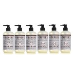 Mrs. MEYER\'S CLEAN DAY Liquid Hand Soap, Lavender Scent, 12.5 Ounce Bottle Each (12.5 Ounce, Pack of 6)