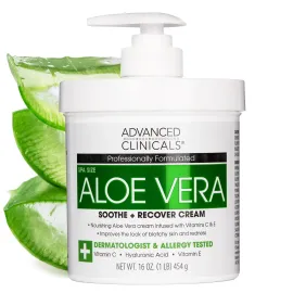 Advanced Clinicals Aloe Vera Lotion Skin Care Reli..