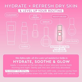 Glow Recipe Pink Juice Water Gel Face Moisturizer for Women, Men & Teens, Travel Size - Hydrating Hyaluronic Acid, Radiance Boosting, Oil-Free, Long-Lasting Korean Skin Care for Oily Skin (25ml) Glow Recipe Pink Juice Water Gel Face Moisturizer for Women, Men & Teens, Travel Size - Hydrating Hyaluronic Acid, Radiance Boosting, Oil-Free, Long-Lasting Korean Skin Care for Oily Skin (25ml)