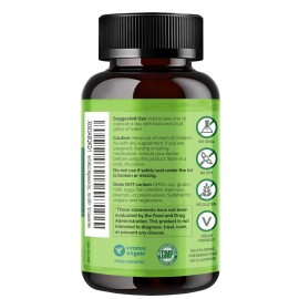 NATURELO Magnesium Glycinate Chelate Complex - 200 mg Magnesium with Organic Vegetables to Support Sleep, Calm, Muscle Cramp & Stress Relief - Gluten Free, Non GMO - 120 Capsules NATURELO Magnesium Glycinate Chelate Complex - 200 mg Magnesium with Organic Vegetables to Support Sleep, Calm, Muscle Cramp & Stress Relief - Gluten Free, Non GMO - 120 Capsules