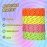 Bedwina Friendship Bracelets for Kids - (Pack of 144) Neon Adjustable Woven Rope Friendship Bracelets Bulk for Girls and Boys - Classroom Prizes for Kids Birthday Party Favors & Goodie Bag Stuffers
