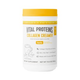 Vital Proteins Collagen Peptides Powder - Vanilla Protein Coffee Creamer for Hair, Skin & Nails Support