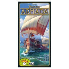 Asmodee 7 Wonders Armada Expansion - Naval Warfare and Enhanced Player Interaction, Strategy Game for Kids & Adults, Ages 10+, 3-7 Players, 40 Minute Playtime