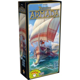 Asmodee 7 Wonders Armada Expansion - Naval Warfare and Enhanced Player Interaction, Strategy Game for Kids & Adults, Ages 10+, 3-7 Players, 40 Minute Playtime