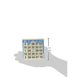 American Games 1on Blue Bingo Paper (500 Sheets),Cards included American Games 1on Blue Bingo Paper (500 Sheets),Cards included