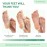 PLANTIFIQUE Foot Peeling Mask (2 Pairs) - Peeling Foot Mask Dermatologically Tested Repairs Heels & Removes Dry Dead Skin for Baby Soft Feet - Exfoliating Foot Peel Mask for Dry Cracked Feet (Peach)