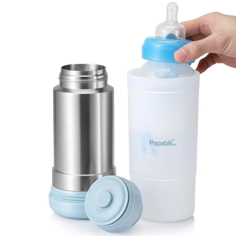 Papablic Portable Travel Baby Bottle Warmer On The Go, Fits Most Car Cup Holders, 12 oz Papablic Portable Travel Baby Bottle Warmer On The Go, Fits Most Car Cup Holders, 12 oz