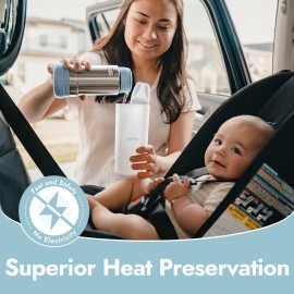 Papablic Portable Travel Baby Bottle Warmer On The Go, Fits Most Car Cup Holders, 12 oz Papablic Portable Travel Baby Bottle Warmer On The Go, Fits Most Car Cup Holders, 12 oz