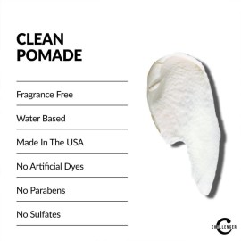 Challenger Fragrance Free Cream Pomade | Non-Comedogenic Styling Product | Unscented Hair Gel | Medium Firm Hold & Clean Ingredients | 1.5oz