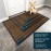 ubdyo Extra Durable Door Mat - Dirt Trapping Outdoor Welcome Mats - Non-Slip Outdoor Indoor Entrance - Low Profile Front Doormat (30 x 17, Bright Brown)