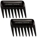 Jon Renau, Set of 2 Wide Tooth Combs by Jon Renau for Synthetic, Heat Friendly HD Fiber and Human Hair