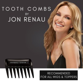 Jon Renau, Set of 2 Wide Tooth Combs by Jon Renau for Synthetic, Heat Friendly HD Fiber and Human Hair Jon Renau, Set of 2 Wide Tooth Combs by Jon Renau for Synthetic, Heat Friendly HD Fiber and Human Hair