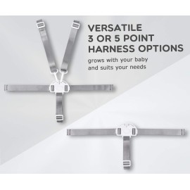 Minnebaby High Chair Straps, Replacement 5 Point Harness Straps for High Chair Minnebaby High Chair Straps, Replacement 5 Point Harness Straps for High Chair