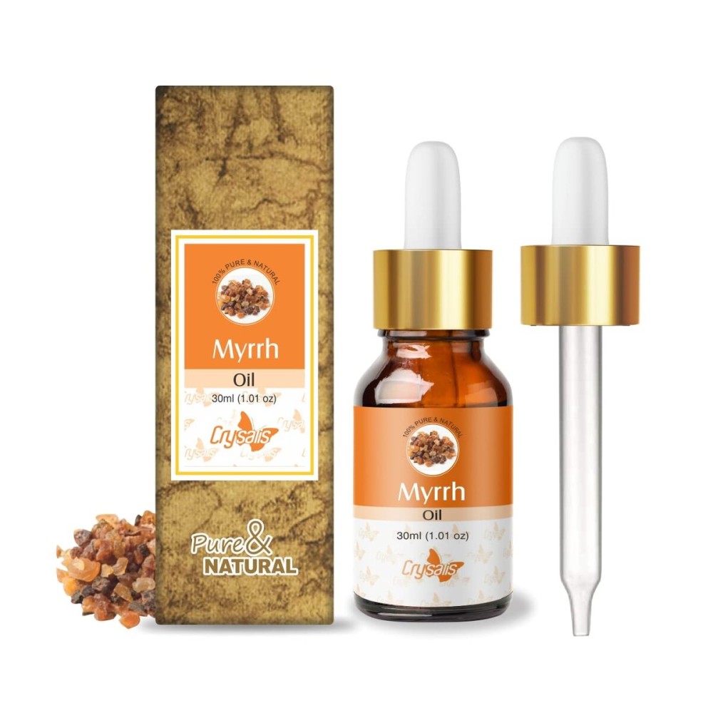 Crysalis Myrrh Oil (Commiphora Myrrha) Oil - 1.01 Fl Oz (30ml) Crysalis Myrrh Oil (Commiphora Myrrha) Oil - 1.01 Fl Oz (30ml)