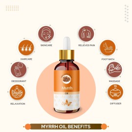 Crysalis Myrrh Oil Extract from (Commiphora Myrrha) Oil - 3.38 Fl Oz (100ml) Pack of 1 Crysalis Myrrh Oil Extract from (Commiphora Myrrha) Oil - 3.38 Fl Oz (100ml) Pack of 1