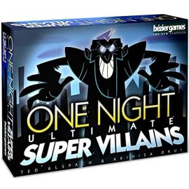 Bezier Games One Night Ultimate Super Villains, Family Friendly Party Game, Fun Game for Kids & Adults, Engaging Social Deduction, Fast-Paced Gameplay, Hidden Roles & Bluffing