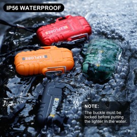 LcFun Waterproof Electric Dual Arc Lighter USB Rechargeable Outdoor Windproof Flameless Plasma Lighters for Camping, Hiking, Adventure, Survival Tactical Gear Gifts for Men LcFun Waterproof Electric Dual Arc Lighter USB Rechargeable Outdoor Windproof Flameless Plasma Lighters for Camping, Hiking, Adventure, Survival Tactical Gear Gifts for Men