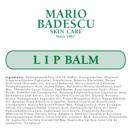 Mario Badescu Moisturizing Original Lip Balm for Dry Cracked Lips, Infused with Coconut Oil and Shea Butter, Ultra-Nourishing Lip Care Moisturizer for Soft, Smooth and Supple Lips, 0.35 Oz Mario Badescu Moisturizing Original Lip Balm for Dry Cracked Lips, Infused with Coconut Oil and Shea Butter, Ultra-Nourishing Lip Care Moisturizer for Soft, Smooth and Supple Lips, 0.35 Oz