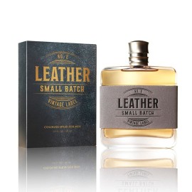 Tru Western Leather 2 Small Batch Men\'s Cologne, 3.4 fl oz (100 ml) - Confident, Sexy, Modern