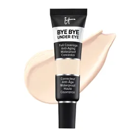 IT Cosmetics Bye Bye Under Eye Full Coverage Concealer - for Dark Circles, Fine Lines, Redness & Discoloration - Waterproof - Natural Finish - 10.5 Light (C), 0.4 fl oz