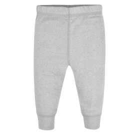 Gerber Baby Girls Multi-Pack Active Pants Set, pink/black/gray, 0-3 Months