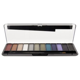 Rimmel London Magnif\'Eyes Eyeshadow Palette, 12 Shades, Blendable Formula, Versatile, 006, Wow, 0.5oz