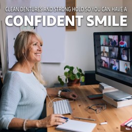 Super Poligrip Zinc Free Denture and Partials Adhesive Cream, 2.4 ounce (Pack of 4)