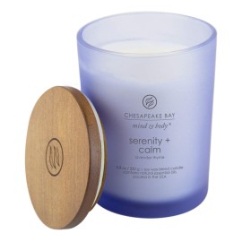 Chesapeake Bay Candle Medium Jar Scented Candle, Serenity + Calm (Lavender Thyme), Home Dcor, Orange, Gifting Idea, Burn Time of 50 Hours Chesapeake Bay Candle Medium Jar Scented Candle, Serenity + Calm (Lavender Thyme), Home Dcor, Orange, Gifting Idea, Burn Time of 50 Hours