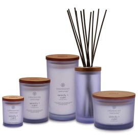 Chesapeake Bay Candle Medium Jar Scented Candle, Serenity + Calm (Lavender Thyme), Home Dcor, Orange, Gifting Idea, Burn Time of 50 Hours Chesapeake Bay Candle Medium Jar Scented Candle, Serenity + Calm (Lavender Thyme), Home Dcor, Orange, Gifting Idea, Burn Time of 50 Hours