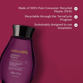 Nativa SPA by O Boticrio, Black Plum Body Oil, Scented Moisturizer, Enriched with Purified Quinoa Drops to Boost Hydration, 6.8 Ounce