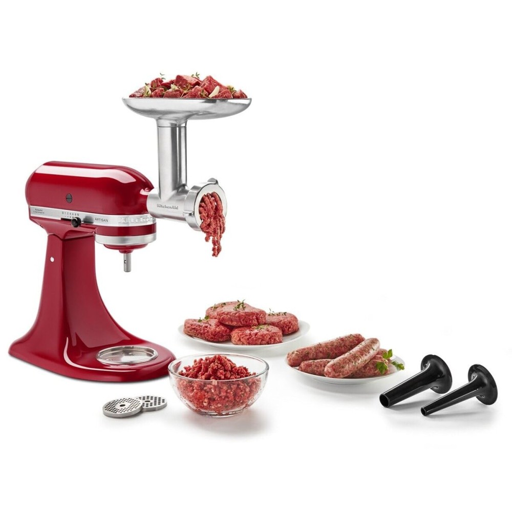 KitchenAid KSMMGA Metal Food Grinder Attachment, Silver KitchenAid KSMMGA Metal Food Grinder Attachment, Silver