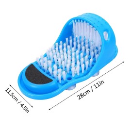 EVERMARKET Simple Feet Cleaner, Magic Foot Scrubber, Exfoliating Easy Feet Cleaning Brush, Foot Shower Spa Massager Slippers for Unisex Adults EVERMARKET Simple Feet Cleaner, Magic Foot Scrubber, Exfoliating Easy Feet Cleaning Brush, Foot Shower Spa Massager Slippers for Unisex Adults