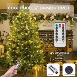 suddus 33ft 100 LED Outdoor String Lights, Warm White Fairy Lights Battery Operated with Remote, Led Twinkle Lights for Bedroom, Dorm, Backyard, Wedding, Tree, Mason Jar, Wall, Christmas suddus 33ft 100 LED Outdoor String Lights, Warm White Fairy Lights Battery Operated with Remote, Led Twinkle Lights for Bedroom, Dorm, Backyard, Wedding, Tree, Mason Jar, Wall, Christmas