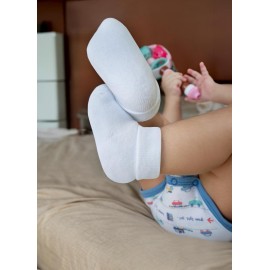 RATIVE Newborn Socks Thick Terry Turn Cuff Socks for Unisex Baby Boy and Girl (0-6 months, 12-pairs/white) RATIVE Newborn Socks Thick Terry Turn Cuff Socks for Unisex Baby Boy and Girl (0-6 months, 12-pairs/white)