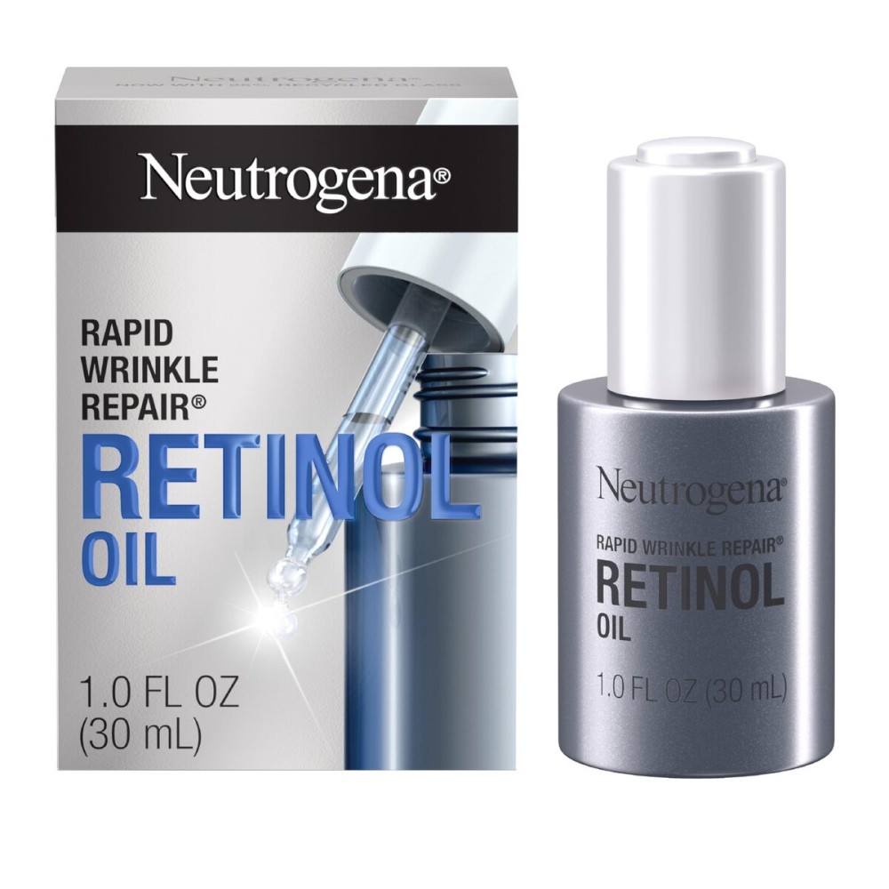 Neutrogena Retinol Face Oil .3% Concentrated, Rapid Wrinkle Repair, Daily Anti-Aging Face Serum to Fight Fine Lines, Deep Wrinkles, & Dark Spots, 1.0 fl. oz Neutrogena Retinol Face Oil .3% Concentrated, Rapid Wrinkle Repair, Daily Anti-Aging Face Serum to Fight Fine Lines, Deep Wrinkles, & Dark Spots, 1.0 fl. oz