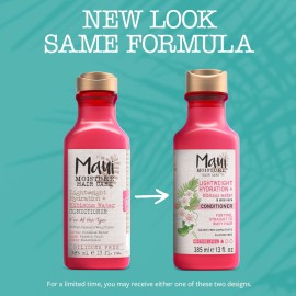 Maui Moisture Lightweight Hydration + Hibiscus Water Conditioner, Nourishing Aloe Vera Conditioner Softens & Quenches Hair, Vegan & Silicone-Free, 13 Fl Oz Maui Moisture Lightweight Hydration + Hibiscus Water Conditioner, Nourishing Aloe Vera Conditioner Softens & Quenches Hair, Vegan & Silicone-Free, 13 Fl Oz