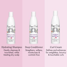 Rizos Curls Trio Bundle, Hydrating Shampoo & Deep Conditioner & Curl Cream Bundle, Gently Cleanse and Hydrate Curly Hair, Style & Define Curls for Frizz Free Volume, For All Curl Patterns 2a - 4c Rizos Curls Trio Bundle, Hydrating Shampoo & Deep Conditioner & Curl Cream Bundle, Gently Cleanse and Hydrate Curly Hair, Style & Define Curls for Frizz Free Volume, For All Curl Patterns 2a - 4c