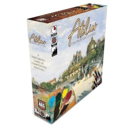 Alderac Entertainment Group Atelier: The Painter\'s Studio, Board Game, Paint Your Masterpiece, Train Art Students, Gain Patrons, 2-4 Players, 30-45 Mins, Ages 14+, Alderac Entertainment Group (AEG)