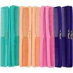 7 inch All Purpose Hair Comb. Hair Cutting Combs. Barbers & Hairstylist Combs. Fresh Mix 12 Units.